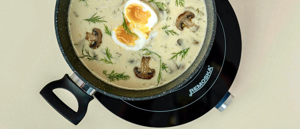 Remoska R302001 Jednoplotýnkový vařič Maria časovač